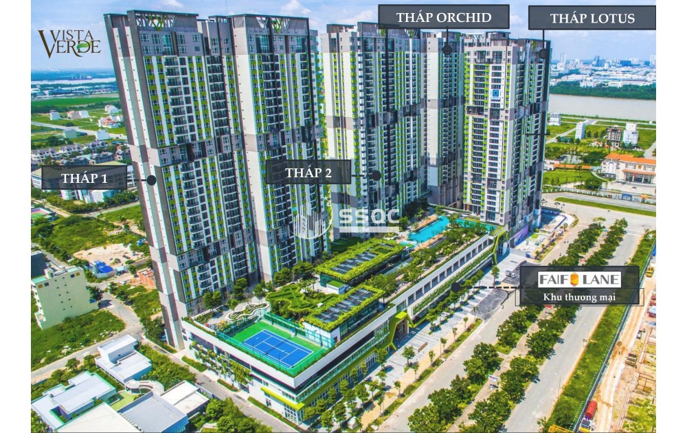 CHO THUÊ GẤP 1PN VISTA VERDE –60M2- FULL NỘI THẤT CAO CẤP – 16TR/THÁNG CHƯA PHÍ